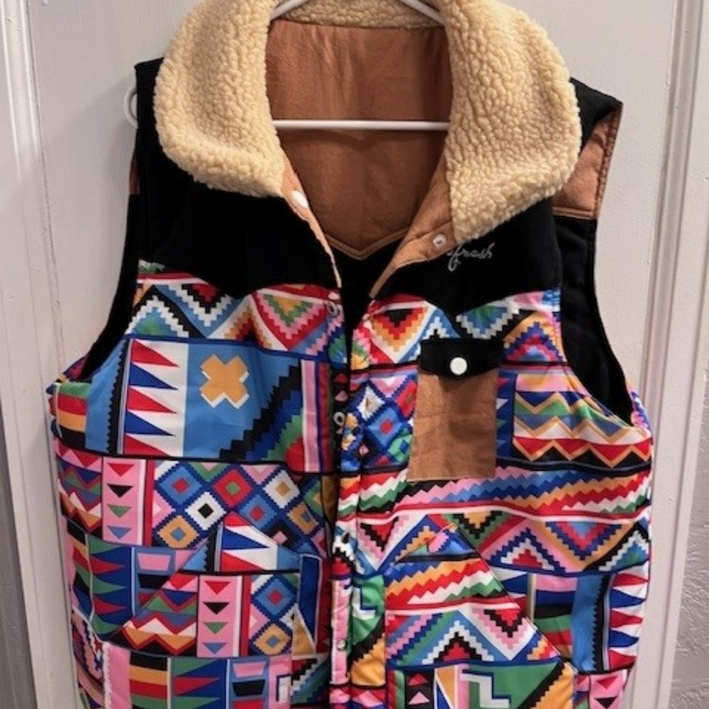 B. Fresh Reversible XL Vest - THE FRESH PRINTS - New with tags